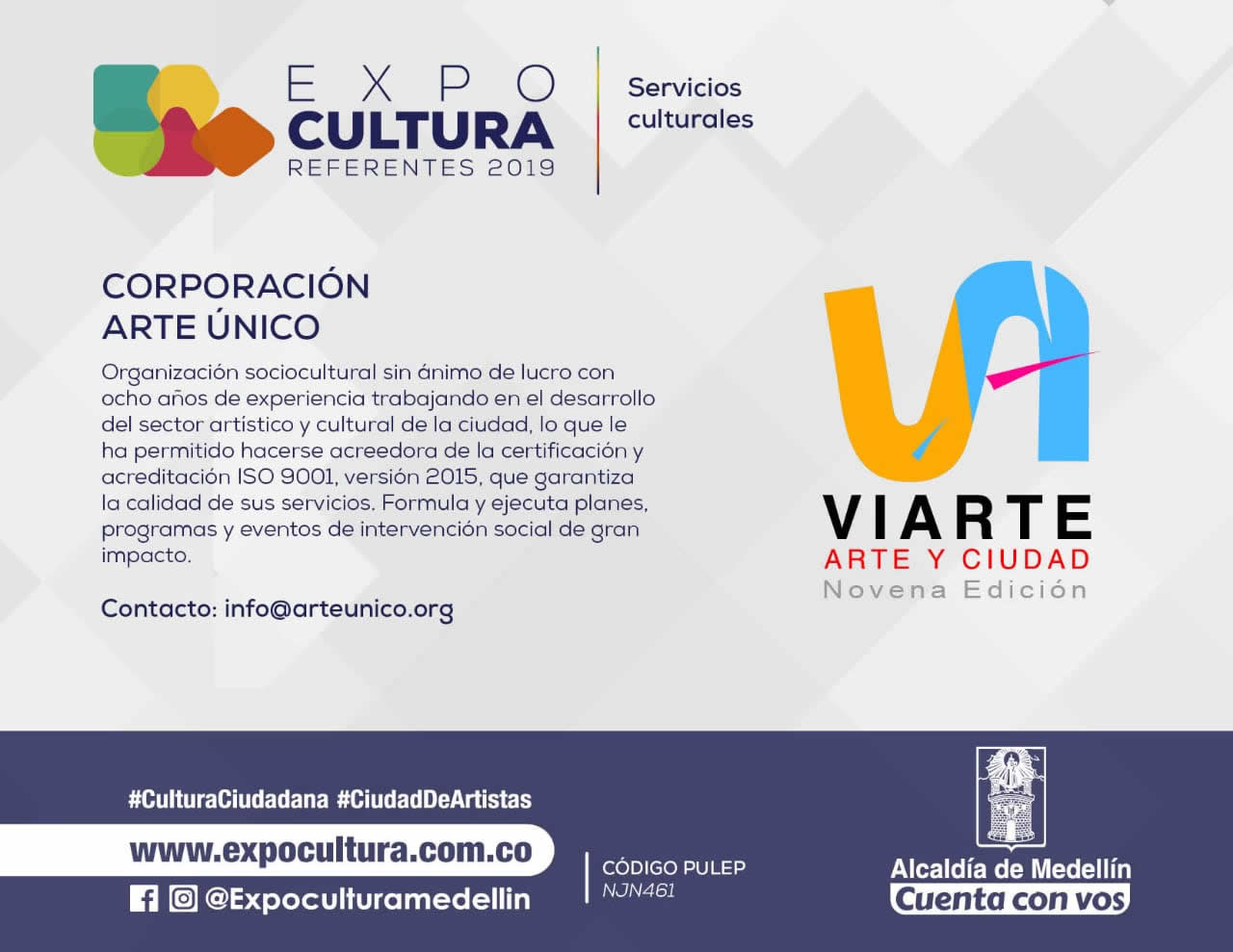 Arte Único presente en Expocultura