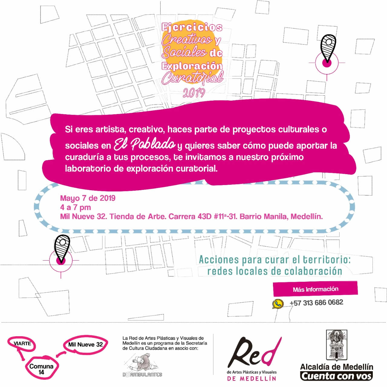 Ejercicios creativos y sociales de exploracion curatorial